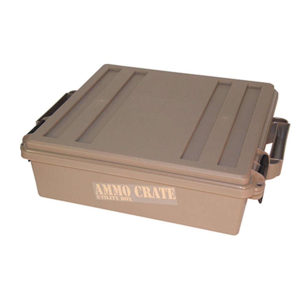 Misc. Accessories MTM Case Gard 4.50" AMMO CRATE 4.5 DEEP DK EARTH